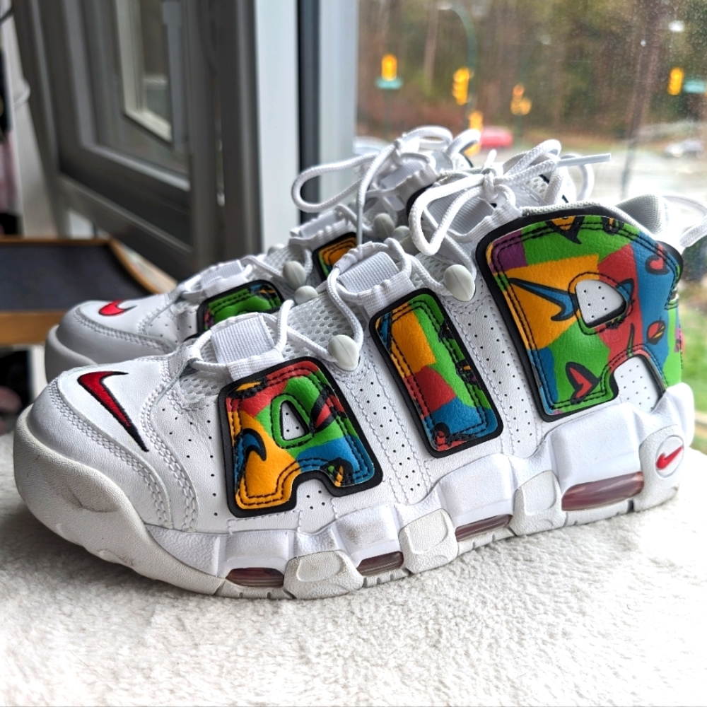 Nike Air More Uptempo “Peace, Love, Swoosh” - 8.5